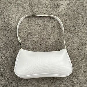 SHEIN white snake skin handbag 🐍